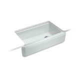 Riverby 35-3/4'' undermount single-bowl farmhouse workstation kitchen sink