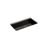 Kohler - Riverby 33'' undermount single-bowl kitchen sink - Black