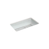 Kohler - Riverby 33'' undermount single-bowl kitchen sink - Ice Grey