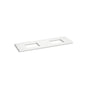 Kohler - Silestone 73'' quartz vanity top with two rectangular cutouts - Miami White