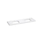 Kohler - Silestone 73'' quartz vanity top with two rectangular cutouts - Eternal Statuario