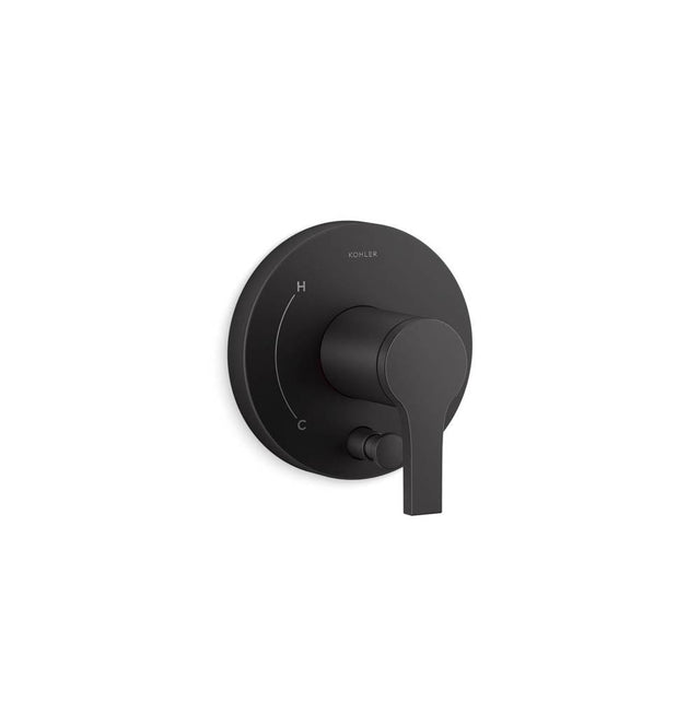 Kohler - Elate Rite-Temp valve trim with diverter - Matte Black