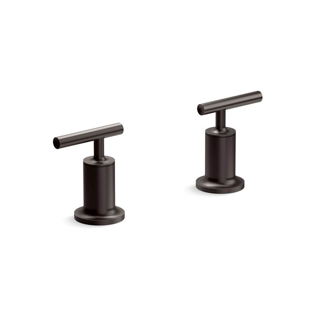 Kohler - Purist Deck- Or Wall-Mount Bath Faucet Handle Trim With Lever Design - Brushed Graphite