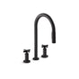 Kohler - BilletE Pull-down kitchen sink faucet with two-function sprayhead - Matte Black
