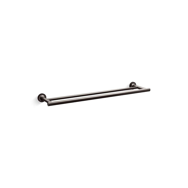Kohler - Purist 24 in. Double Towel Bar - Brushed Graphite
