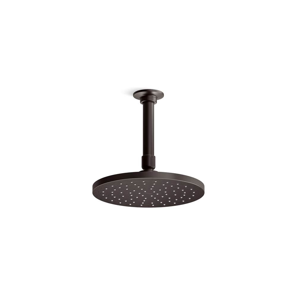 Kohler - Contemporary Round 8 in. Single-Function Rainhead 2.5 GPM - Brushed Graphite