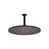 Kohler - Contemporary Round 14 in. Single-Function Rainhead 2.5 GPM - Brushed Graphite