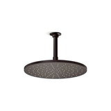 Kohler - Contemporary Round 12 in. Single-Function Rainhead 2.5 GPM - Brushed Graphite