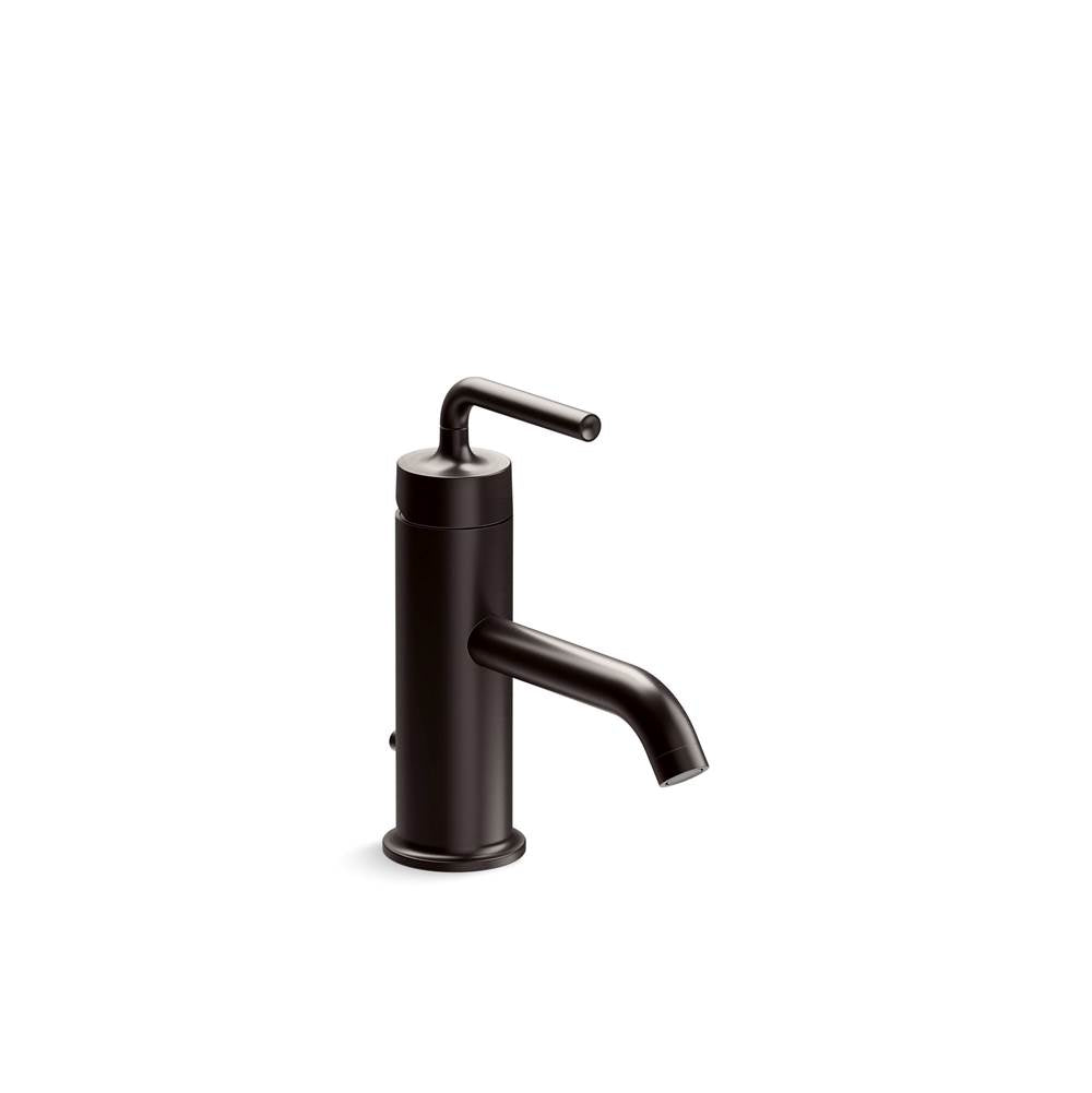 Kohler - Purist Single-Handle Bathroom Sink Faucet With Straight Lever Handle 1.2 GPM - Brushed Graphite