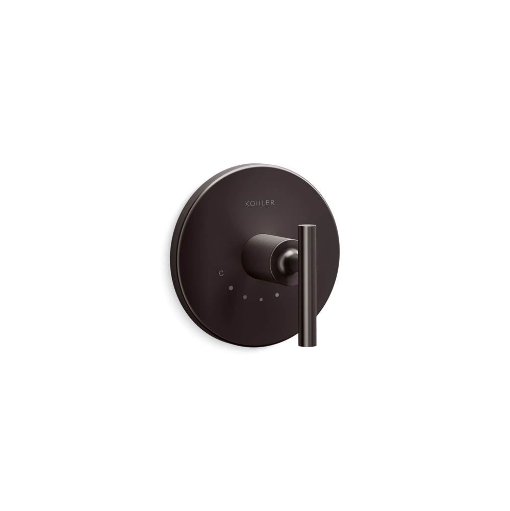 Kohler - Purist MasterShower temperature control valve trim with lever handle - Brushed Graphite