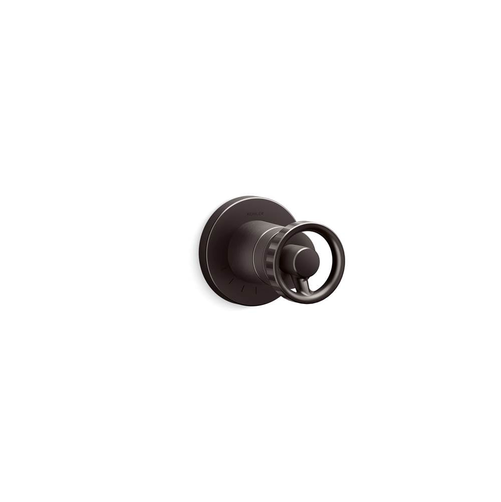 Kohler - Components MasterShower volume control valve trim with Industrial handle - Brushed Graphite