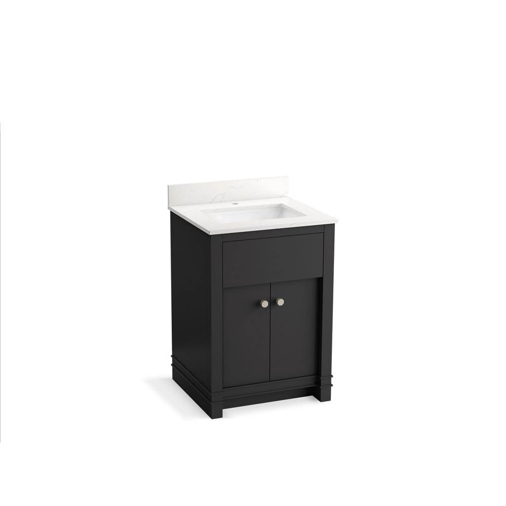 Kohler - AlouetteE 24'' bathroom vanity cabinet with sink and quartz top - Ferrous Grey