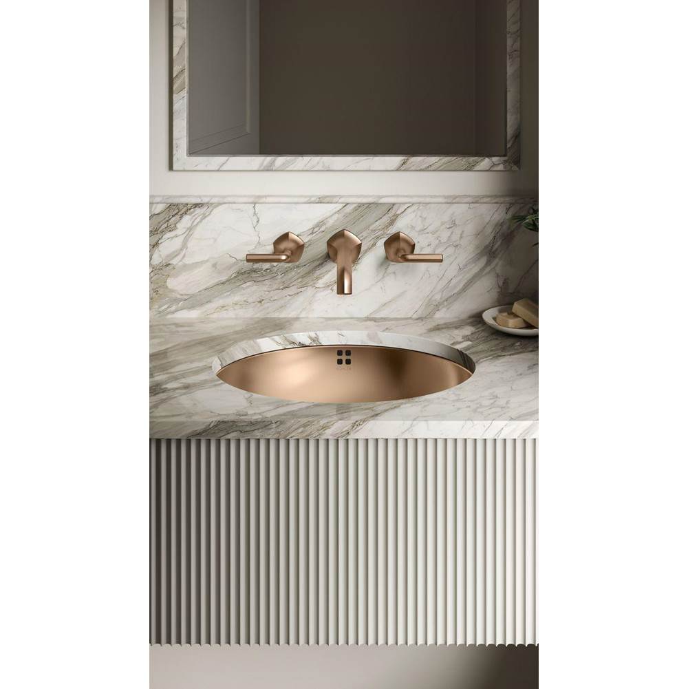 Bachata 20'' Oval Drop-In/Undermount Bathroom Sink