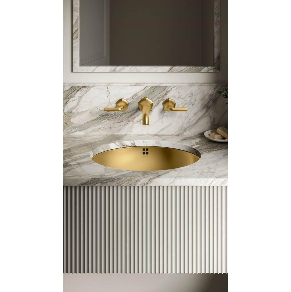 Bachata 20'' Oval Drop-In/Undermount Bathroom Sink