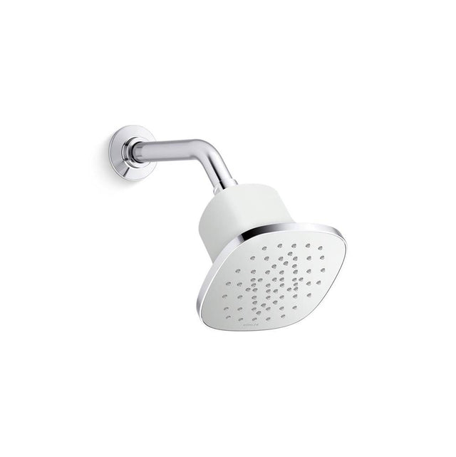Kohler - CinqE Square single-function filtered showerhead, 2.5 gpm - Polished Chrome