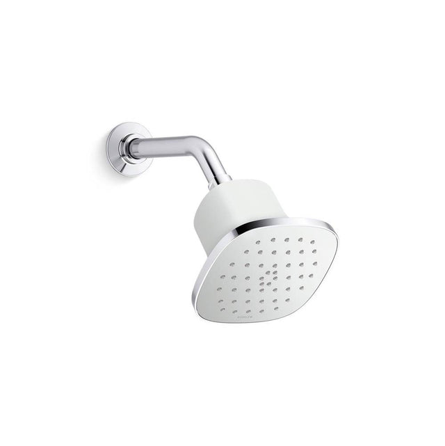 Kohler - CinqE Square single-function filtered showerhead, 1.75 gpm - Polished Chrome