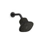 Kohler - CinqE Square single-function filtered showerhead, 1.75 gpm - Matte Black
