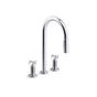 Kohler - BilletE Pull-down kitchen sink faucet with two-function sprayhead - Polished Chrome
