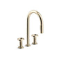 Kohler - BilletE Pull-down kitchen sink faucet with two-function sprayhead - Vibrant French Gold