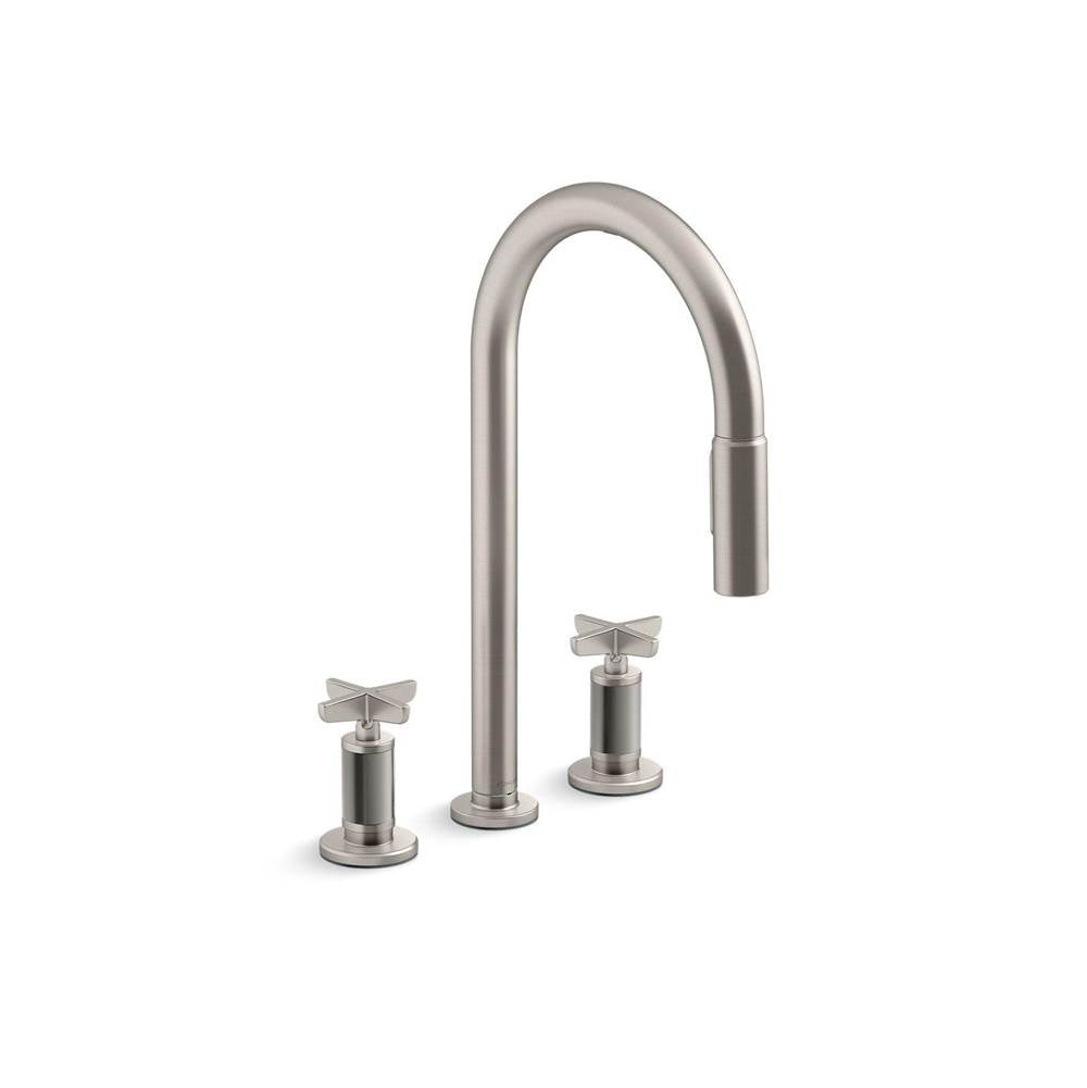 Kohler - BilletE Pull-down kitchen sink faucet with two-function sprayhead - Vibrant Stainless