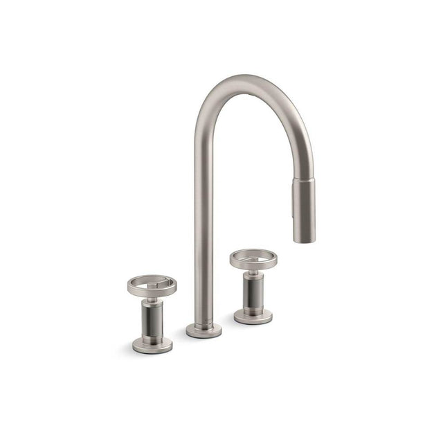 Kohler - BilletE Pull-down kitchen sink faucet with two-function sprayhead - Vibrant Stainless