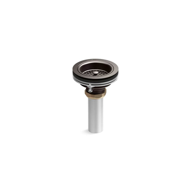 Kohler - Duostrainer Sink Drain And Strainer With Tailpiece - Brushed Graphite