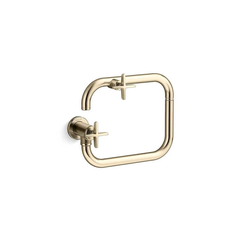 Kohler - BilletE Wall-mount pot filler - Vibrant French Gold