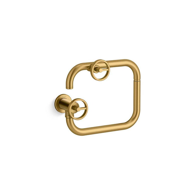Kohler - BilletE Wall-mount pot filler - Vibrant Brushed Moderne Brass