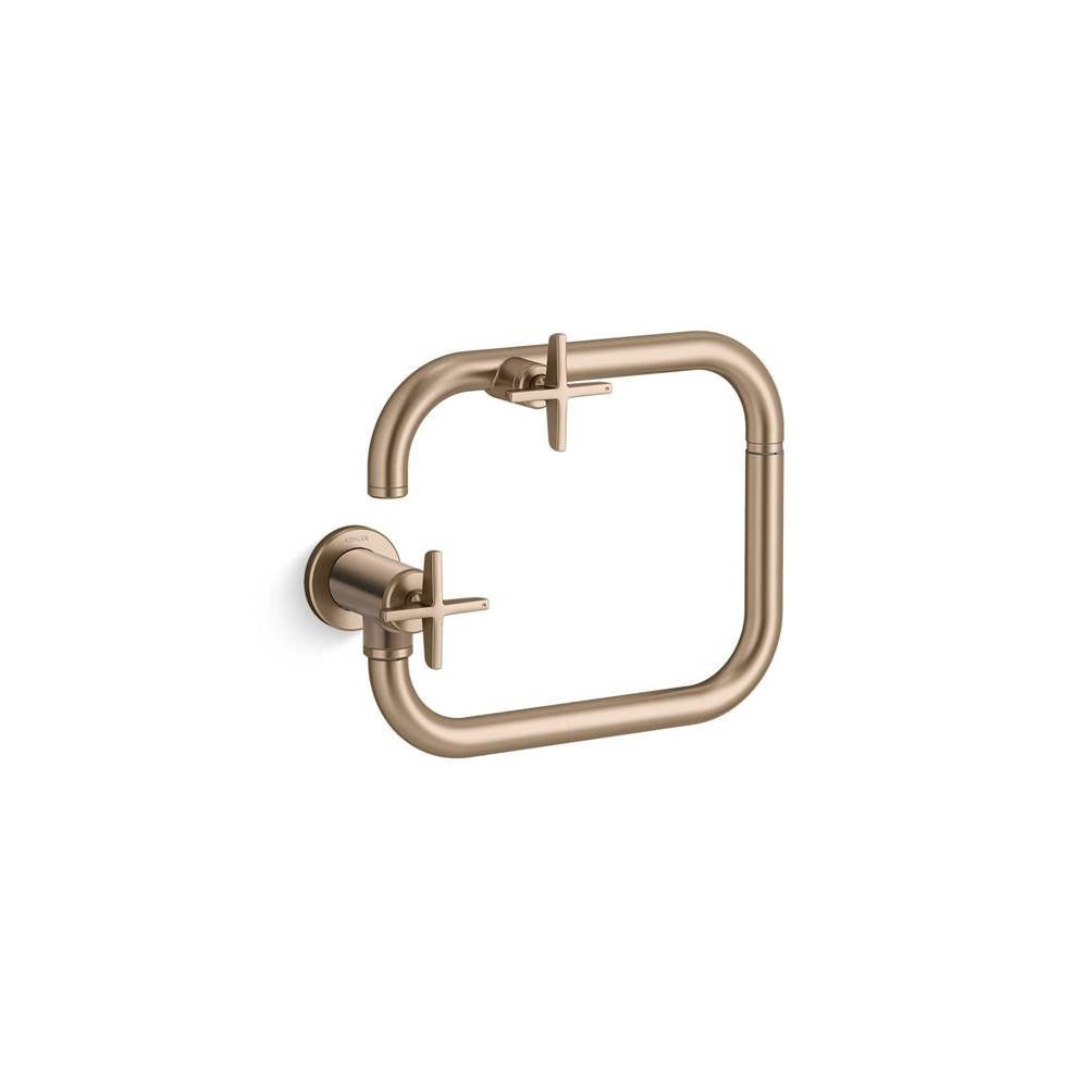 Kohler - BilletE Wall-mount pot filler - Vibrant Brushed Bronze