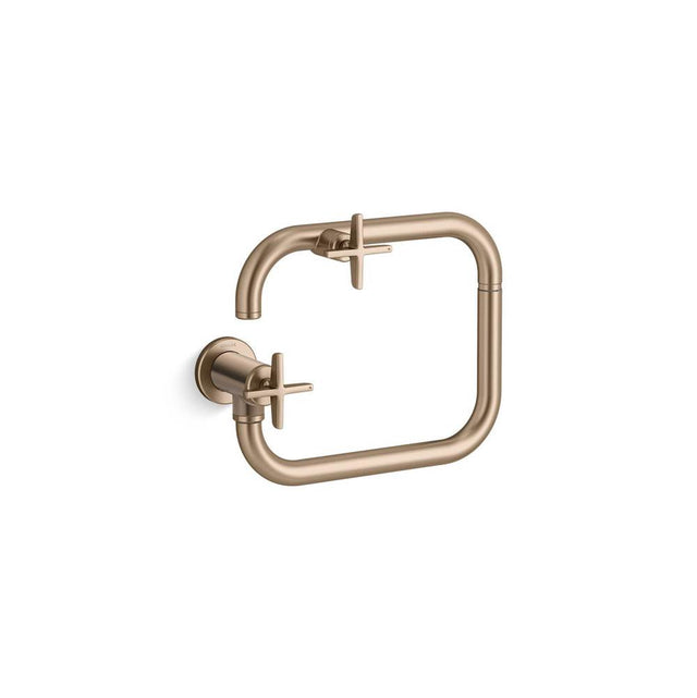 Kohler - BilletE Wall-mount pot filler - Vibrant Brushed Bronze