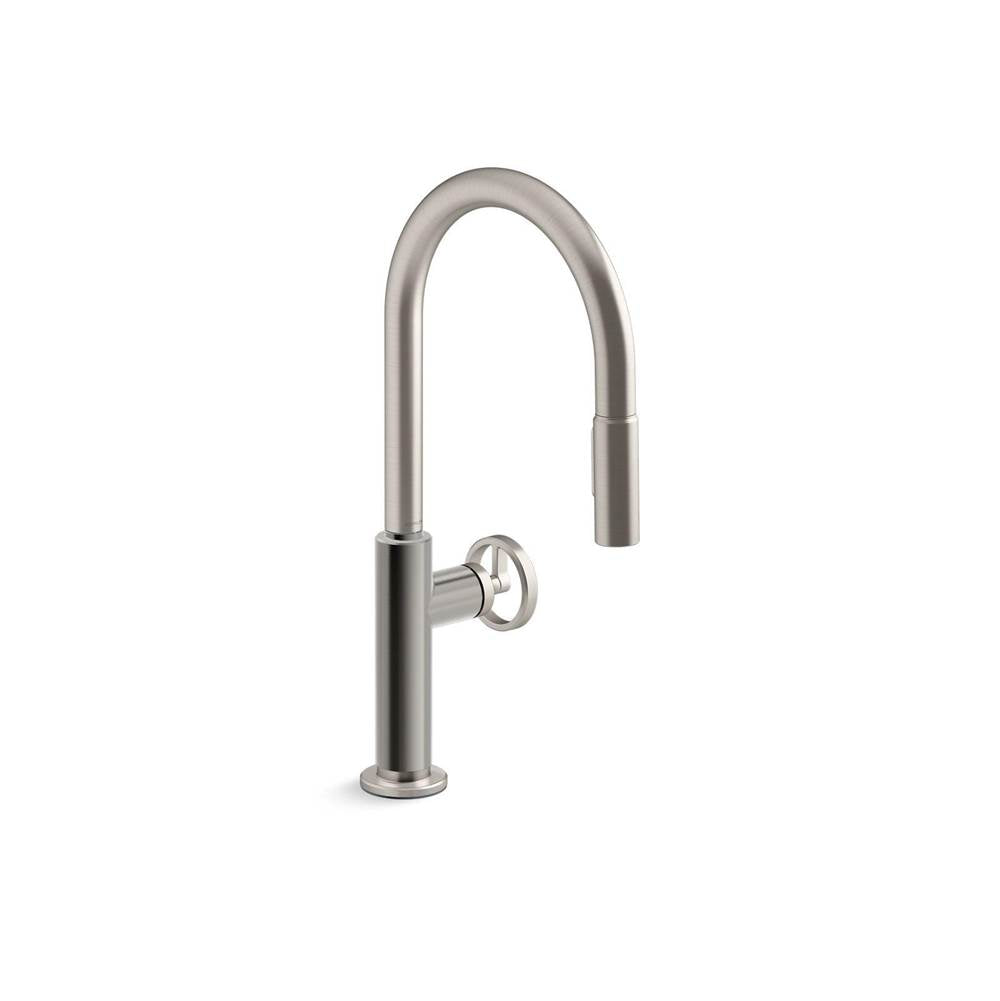 Kohler - BilletE Pull-down kitchen sink faucet with two-function sprayhead - Vibrant Stainless