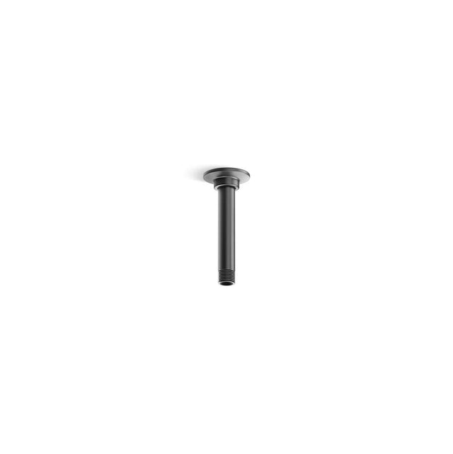 Kohler - 6'' ceiling-mount single-function rainhead arm and flange - Brushed Graphite