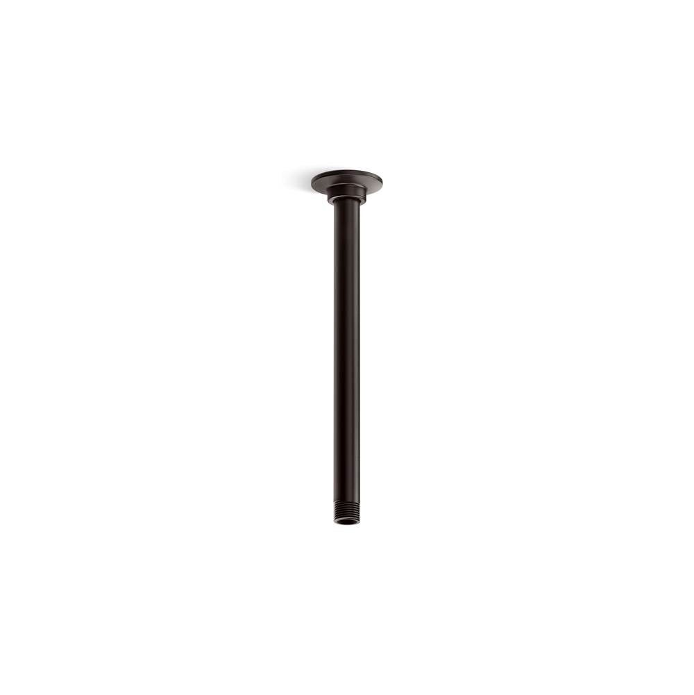 Kohler - 12'' ceiling-mount single-function rainhead arm and flange - Brushed Graphite