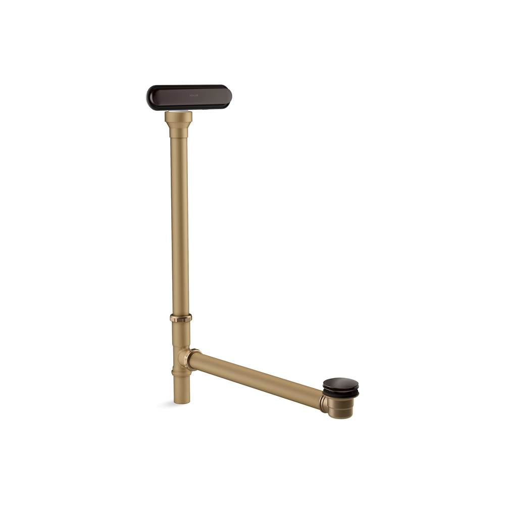 Kohler - Clearflo Slotted Overflow Brass Bath Drain - Brushed Graphite