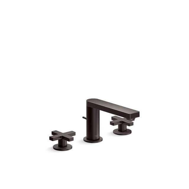 Kohler - Composed Widespread Bathroom Sink Faucet With Cross Handles 1.2 GPM - Brushed Graphite
