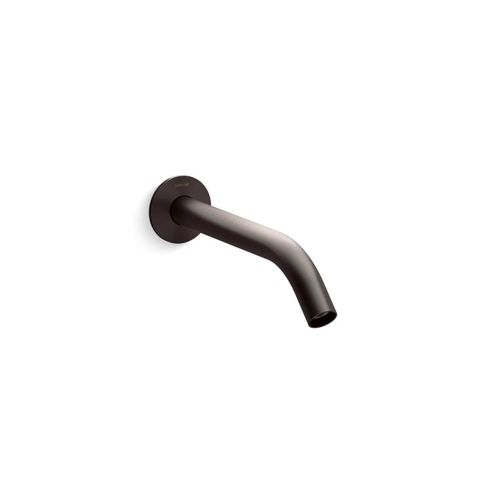 Kohler - Components Wall-Mount Bathroom Sink Faucet Spout With Tube Design 1.2 GPM - Brushed Graphite