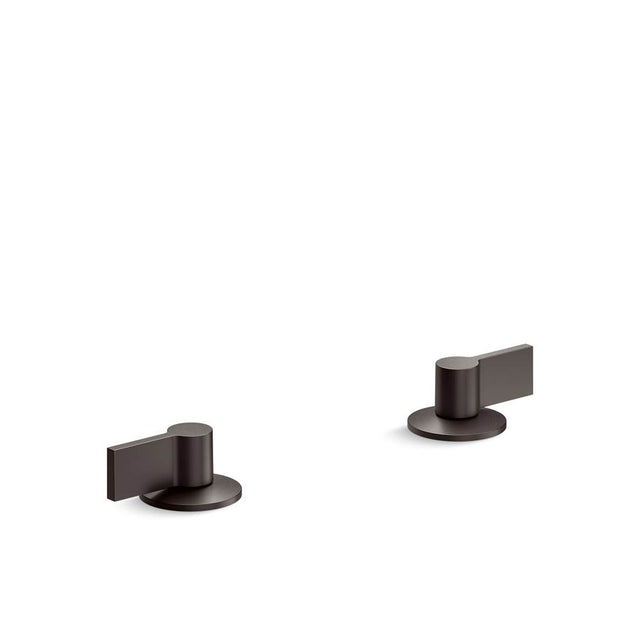 Kohler - Components Lever Bathroom Sink Faucet Handles - Brushed Graphite