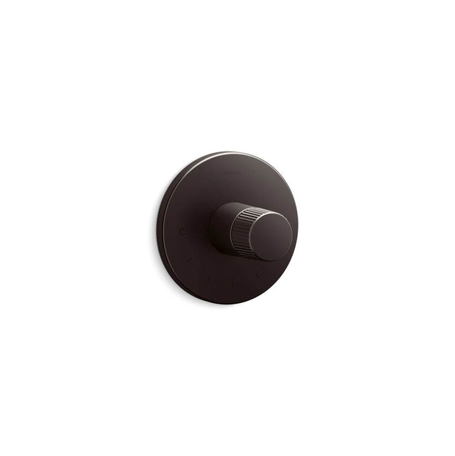 Kohler - Components MasterShower temperature control valve trim with Oyl handle - Brushed Graphite