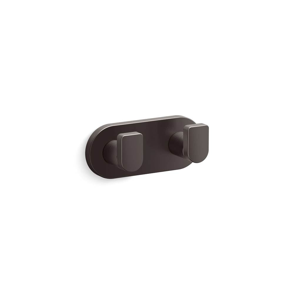 Kohler - Composed Double Robe Hook - Brushed Graphite