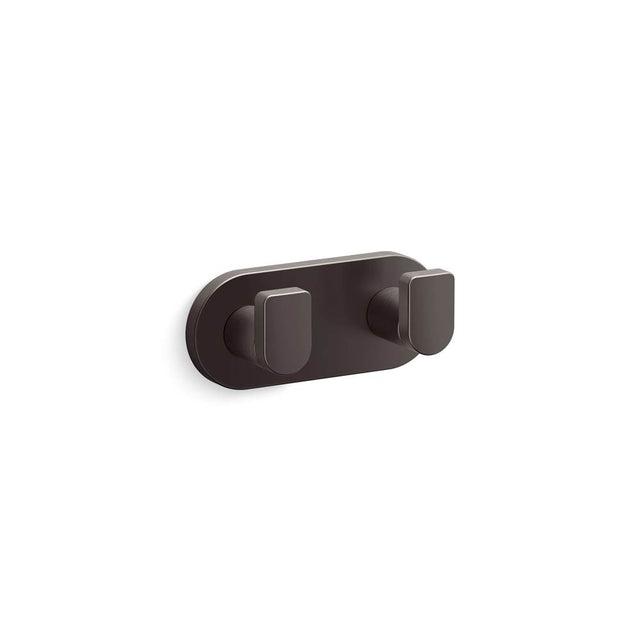 Kohler - Composed Double Robe Hook - Brushed Graphite