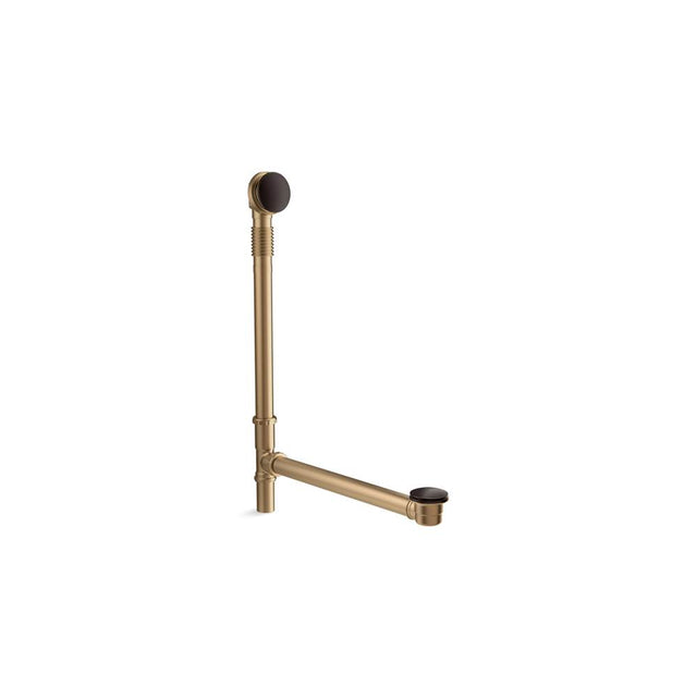 Kohler - Clearflo Brass Toe Tap Bath Drain - Brushed Graphite