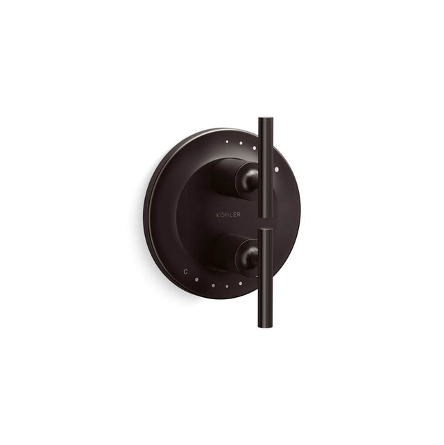 Kohler - Purist MasterShower temperature and volume control valve trim - Brushed Graphite