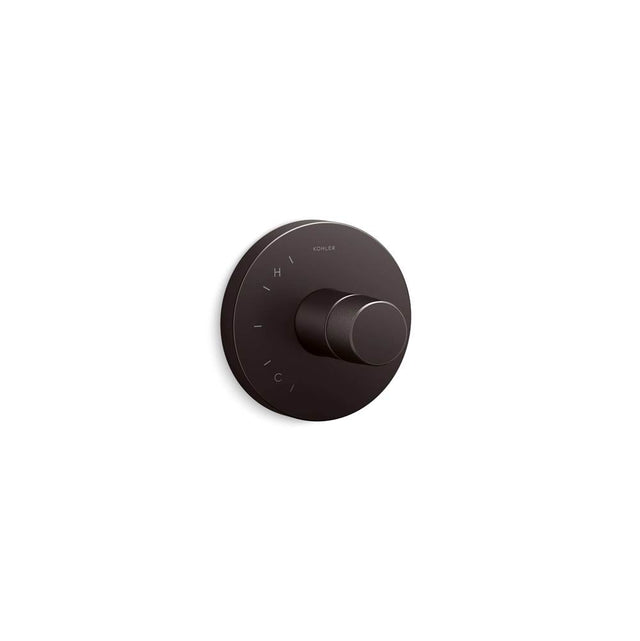 Kohler - Components Rite-Temp valve trim with Oyl handle - Brushed Graphite