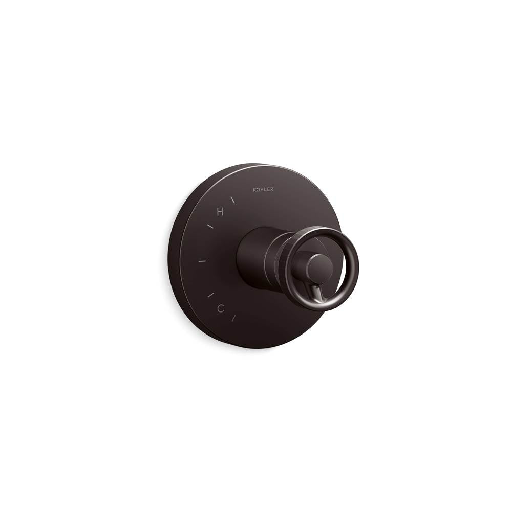 Kohler - Components Rite-Temp valve trim with Industrial handle - Brushed Graphite
