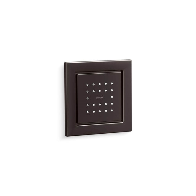 Kohler - WaterTile Square 22-nozzle single-function body spray, 2.5 gpm - Brushed Graphite