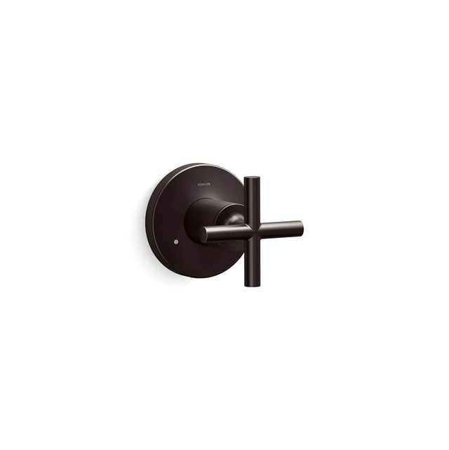 Kohler - Purist MasterShower transfer valve trim with cross handle - Brushed Graphite