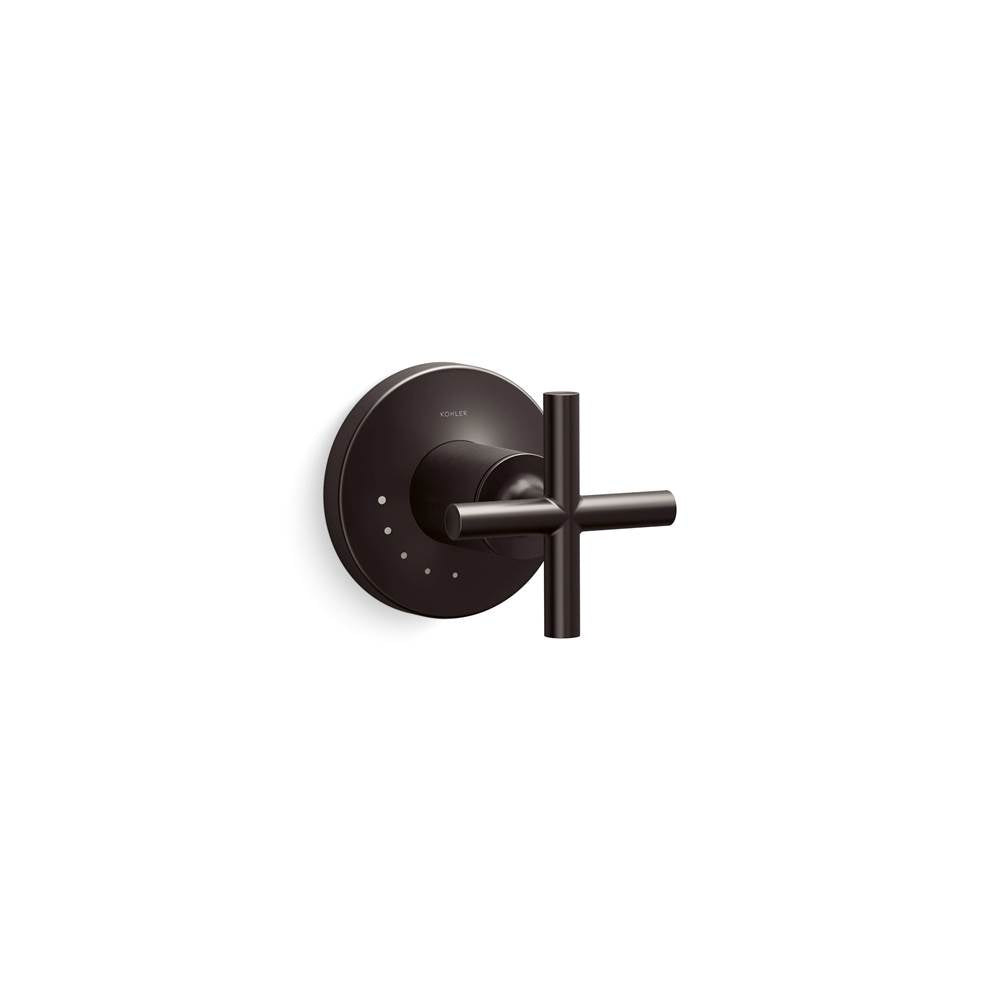 Kohler - Purist MasterShower volume control valve trim with cross handle - Brushed Graphite