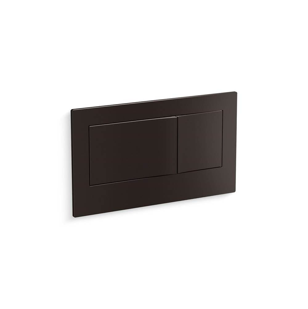 Kohler - Veil Flush actuator plate for 2''x6'' in-wall tank and carrier system - Brushed Graphite
