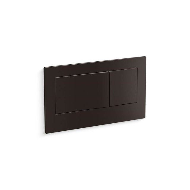 Kohler - Veil Flush actuator plate for 2''x6'' in-wall tank and carrier system - Brushed Graphite