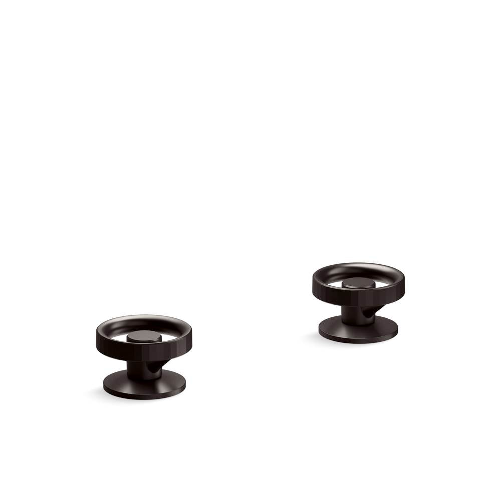 Kohler - Components Industrial Bathroom Sink Faucet Handles - Brushed Graphite